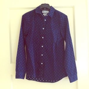 NWT madewell polka dot top